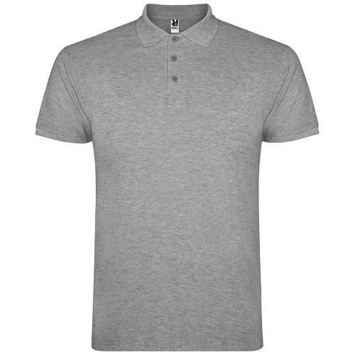 Polo pour homme coton 200gr personnalisé Star ROLY Marl Grey